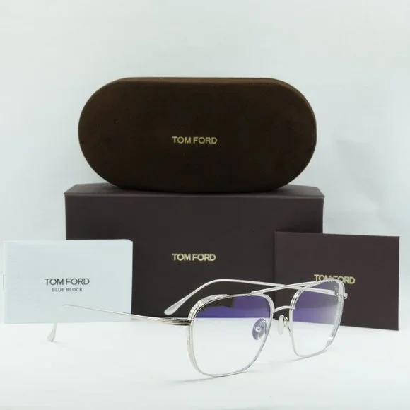 💯 NEW TOM FORD TF5659-B 018 BLUE LIGHT BLOCK EYEGLASSES - Picture 11 of 11